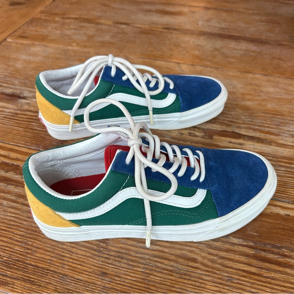 VANS Old Skool Yacht Club Suede Canvas Shoes VN0A38G1R1Q - Picture 4 of 14